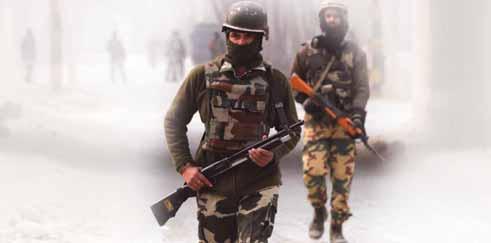 The operation to smoke out holed up terrorists in which police said one Army jawan and a policeman sustained injuries led to the clash with civilians after scores of protesters turned up at the
