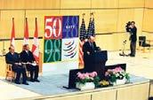 1997 December Seventy WTO members reach a multilateral agreement to open