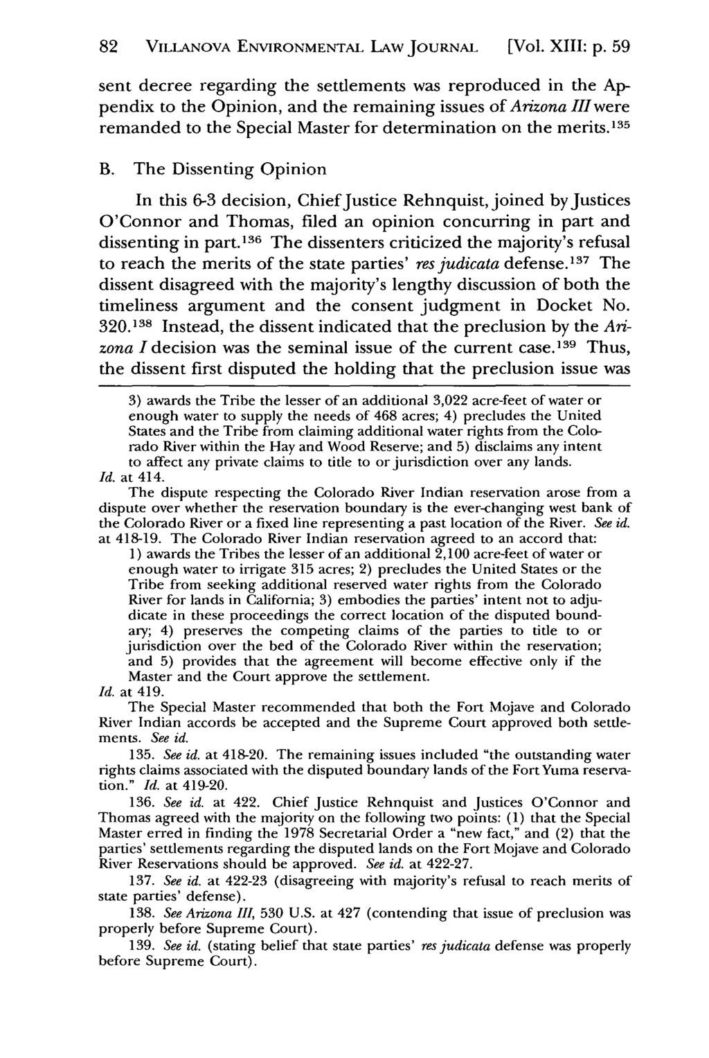 82 VILLANOVA Villanova Environmental ENVIRONMENTAL Law Journal, LAW Vol. 13, JouRNAL Iss. 1 [2002], Art. [Vol. 2 XIII: p.