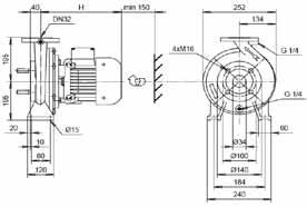 END-SUCTION PUMPS - AS, KN and KM AS-B ASP-B Hz Hz Motor V KH- A NE KH- B NE KH- C NE Motor -V(-V) KH- A NE KH- B NE KH- C NE P N [kw] I N [A] [kg] H [mm],,7,7,7,, P N [kw] I N [A] [kg] H [mm], (,),