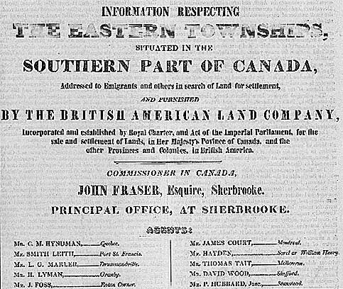 Waves of immigrants to Upper & Lower Canada after the Constitutional Act The British government tried to push British immigrants to settle in Lower Canada increase English population They sold a