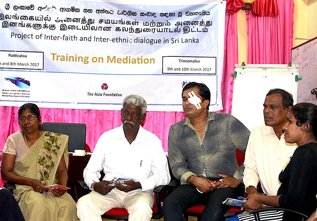 Preparing Communities For Conflict Resolution Under NPC s project Promoting Inter-faith and Inter-ethnic Dialogue in Sri Lanka, 81 members of the District Inter Religious Committees (DIRCs) in