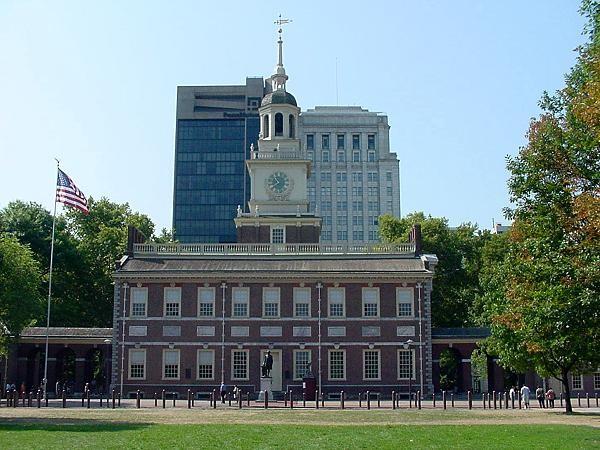 history were written at Independence Hall. The Declaration of Independence was adopted here on July 4, 1776 (Independence Day).
