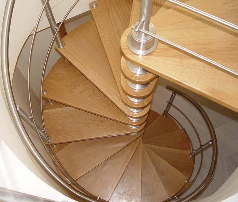 Components Spiral staircase system