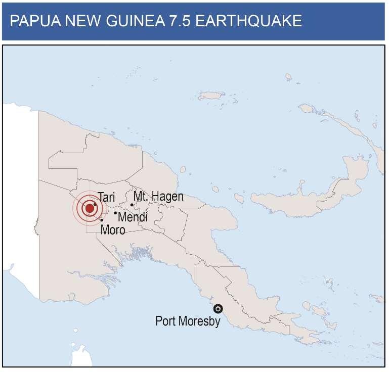 Papua New Guinea: Highlands Earthquake Situation Report No.