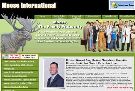 Mooseintl.org Another source of current information is the Moose International website.