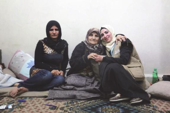 Lebanon Humanitarian Bulletin 5 Between financial strains, health complications, and safety concerns, this family cherished the help received through the Helping Hands project, which is essential for