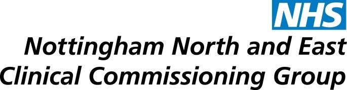 Meeting Title Paper Title Lead Director Report Author NHS Nottingham North and East CCG Governing Body Terms of Reference Primary Care Co Commissioning Committee Hazel Buchanan Date: 20 September