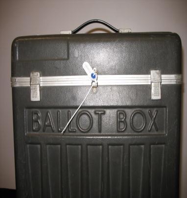 1 st Voter Procedures (cont d) 1 st Voter confirms Ballot Box is empty.