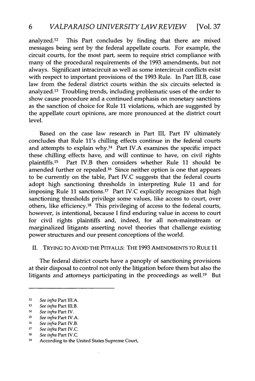 Valparaiso University Law Review, Vol. 37, No. 1 [2002], Art. 8 6 VALPARAISO UNIVERSITY LAWREVIEW [Vol.37 analyzed.