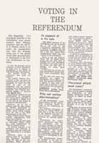 Parliament. How would the electors now vote on it? 1 Imagine that you have been put in charge of planning the referendum campaign.