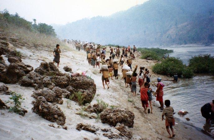 Karenni refugees fleeing into Thailand along the Thanlwin River (MS) generally perceive improved physical security and a decrease in human rights violation.