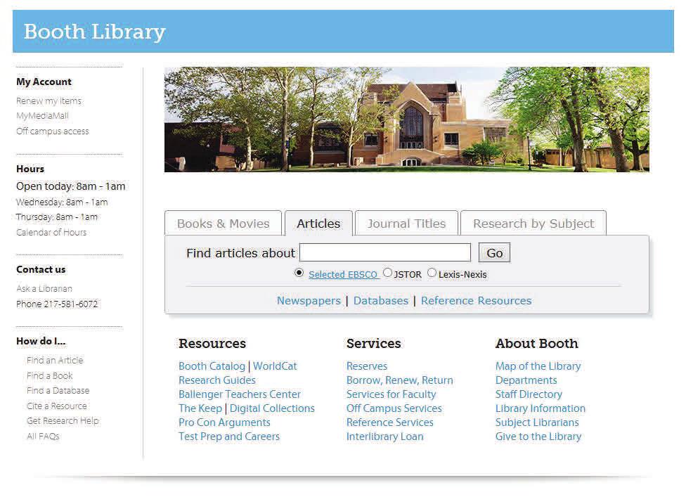 Note Booth library news for eiu faculty November2014 Issue Number 37 Inside Check Out Our New Website!