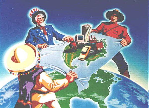 The United States in Today s World - North American Free Trade Agreement (NAFTA) attempted to increase trade by eliminating trade barriers (political controversy over economic impact).