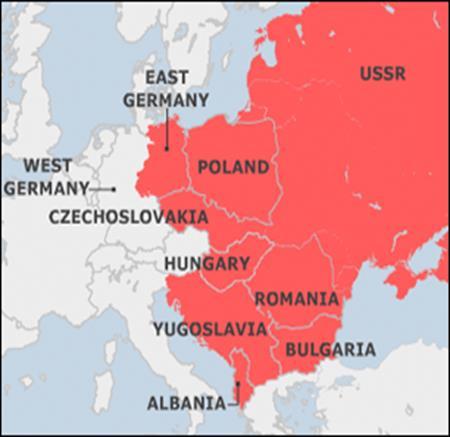 Allies Disagree on Future of Eastern Europe. Despite Stalin s promises, all the lands occupied by the Soviet Red Army in the spring of 1945 remained under Soviet control after the war.