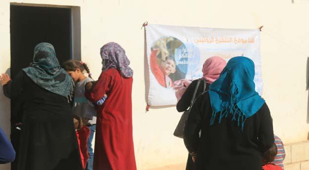 Although staff of the Ministry of Health reached most of the governorates in 2017, some significant parts of the country still lacked routine immunization services owing to the difficulty to deliver