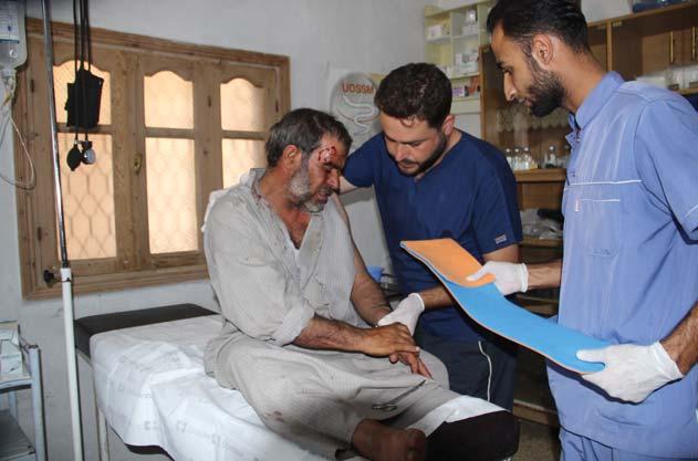 In the Syrian Arab Republic, the conflict hinders referrals and many patients are unable to get second and tertiary levels of care (damage control surgery or secondary surgery).