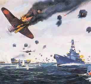 The War at Sea and in the Air During 1943 American and British bombing attacks against Germany and the occupied countries increased. The Allies bombed nearly every German city.
