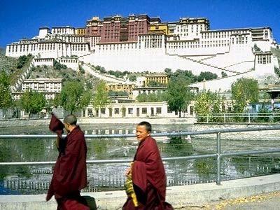 Potala Palace in Lhasa 49 50 Tibet 51 A traditional theocracy with powerful Lamaist monasteries 1/3 of males were monks Political and religious power