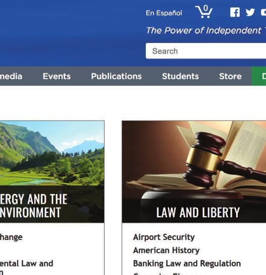 To help improve their understanding and influence, Independent has overhauled the Issues Directory of our website.