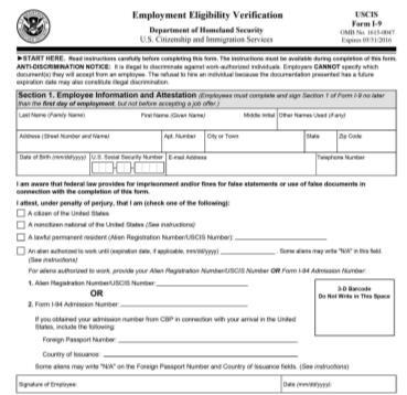 I-9 Forms for terminated employees within the required retention period. Electronic employee listing. Quarterly wage and hour reports. Payroll data.