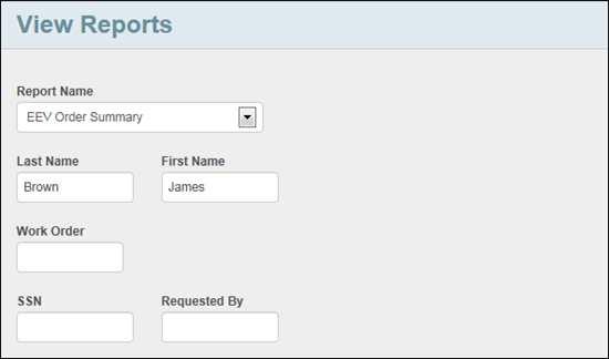 You can also use the Last Name and First Name fields to type name information, or a portion of the