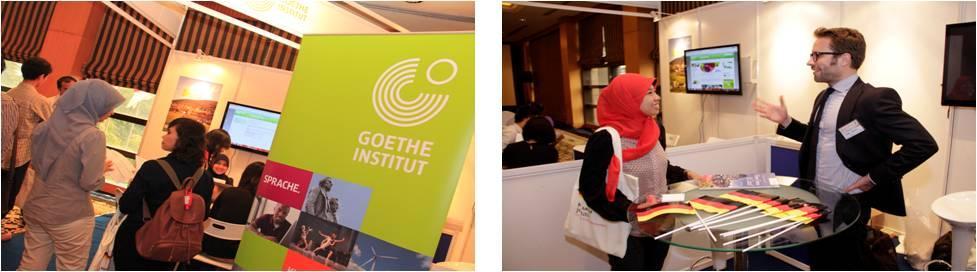 Make it Germany"-booth GIZ-booth Booth of the Goethe-Institut Booth of the German Embassy The Indonesian participants showed high interest in the whole initiative and thus made great use of the