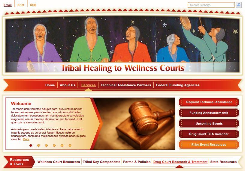 Learn more about Wellness Courts at: www.wellnesscourts.