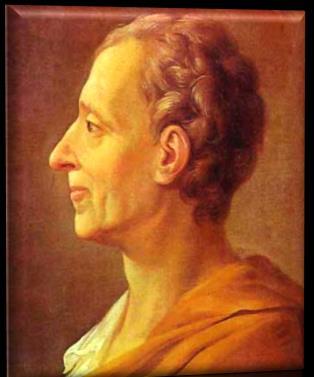Montesquieu argued for a separation of powers in government a.