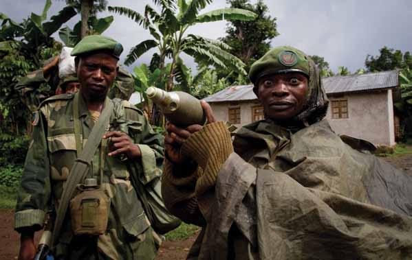 MAY 2012 COMING CLEAN 21 Section two Displacing the men with guns While opportunities for conflict-free sourcing from eastern DRC are emerging, many mining areas remain under the control of armed men.