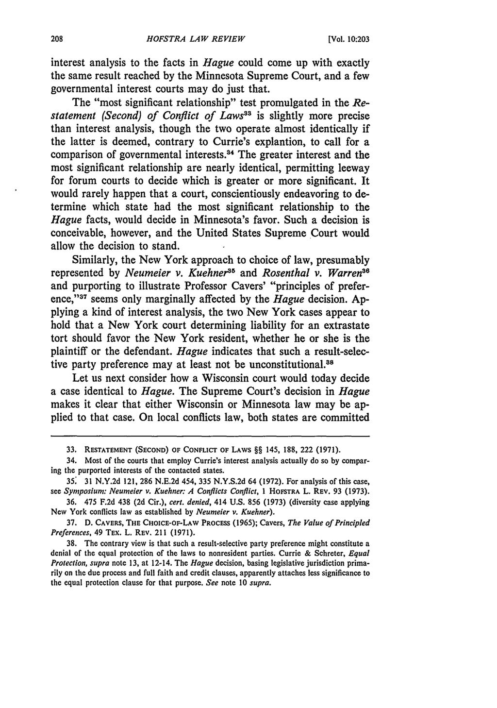 Hofstra Law Review, Vol. 10, Iss. 1 [1981], Art. 10 HOFSTRA LAW REVIEW [Vol.