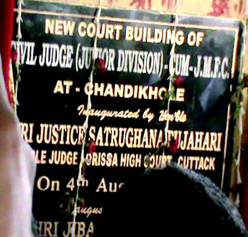of Civil Judge (J.D.) - Cum - JMFC at Chandikhol on 04.