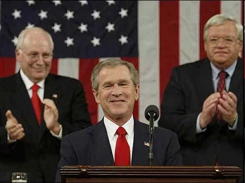George W. Bush State of the Union This year, some 600,000 inmates will be released from prison back into society.