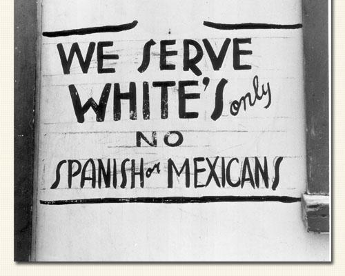 Mexican Americans They were segregated and prevented from voting because of white