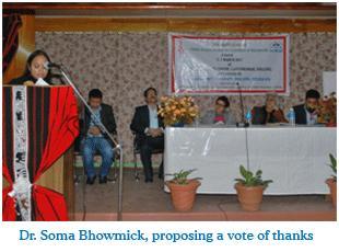 Thanks were also expressed to ICSSR-NERC, NEHU Campus, Shillong for sponsoring the event.