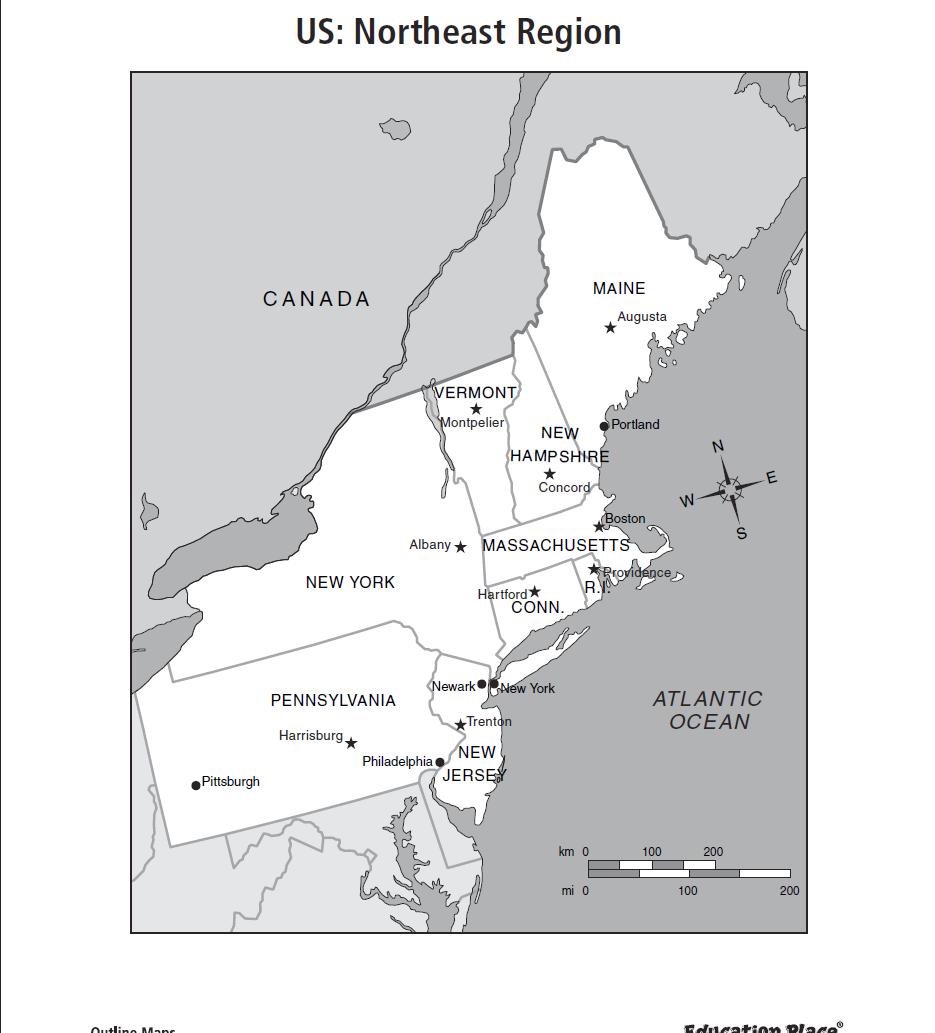 2 North East USA the context The New England Region The New England Region was historically a centre for industrial manufacturing, and a supplier of natural resource products, including granite,