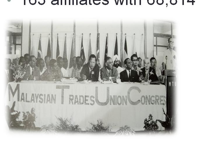 The birth of a movement. The first conference of Malayan Trade Union Delegates was called on the 27 th 28 th February 1949.