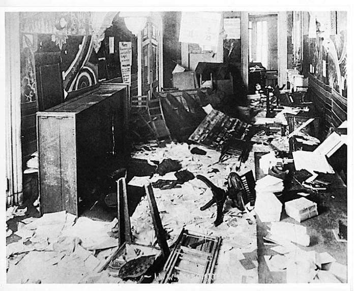 exploded at the same hour One target was the Washington, D.C., house of U.S.