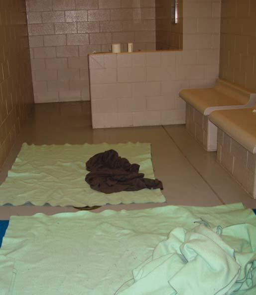 Children held at the Fort Brown Border Patrol facility sleep on cold floors, with minimal bedding. Victims Protection Reauthorization Act of 2008 (TVPRA).
