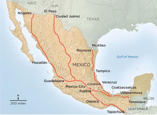 Mexican children do not need to worry about documents, Central Americans must have a visa to travel to Mexico.