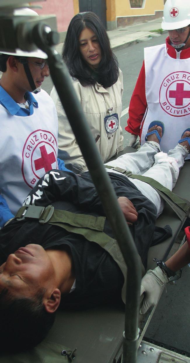 The ICRC is working with the Bolivian Red Cross to reinforce its