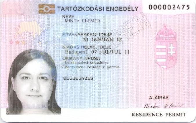 Permanent residence permit