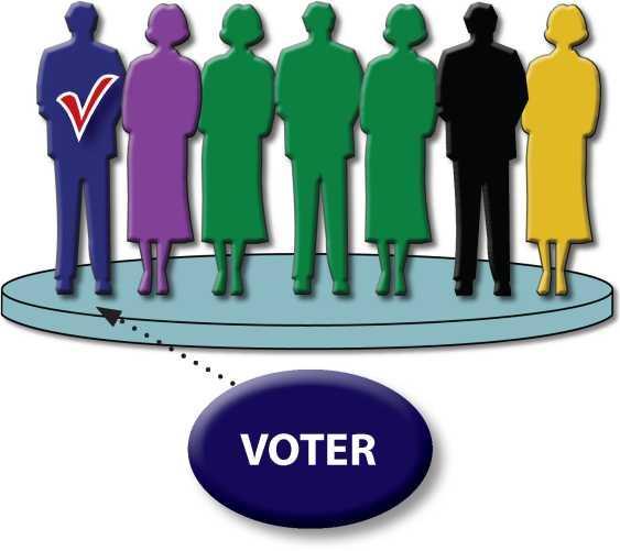 The Single Vote With the single vote method, each voter has one vote in an election for more than one seat.