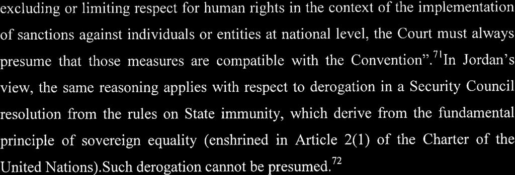 ICC-02/05-01/09-326 12-03-2018 31/47 RH PT OA2 excluding or limiting respect for human rights in the context of the implementation of sanctions against individuals or entities at national level, the