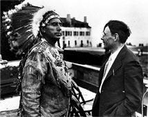 New Deal: Native Americans Native Americans and the New Deal 1924, Native Americans receive full citizenship John Collier, commissioner of Indian affairs, changes policies Indian Reorganization Act
