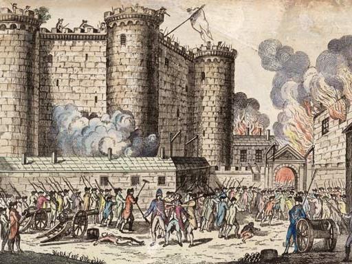 Storming of the Bastille July 14, 1789: - The Bastille is stormed by the Parisians--1 st
