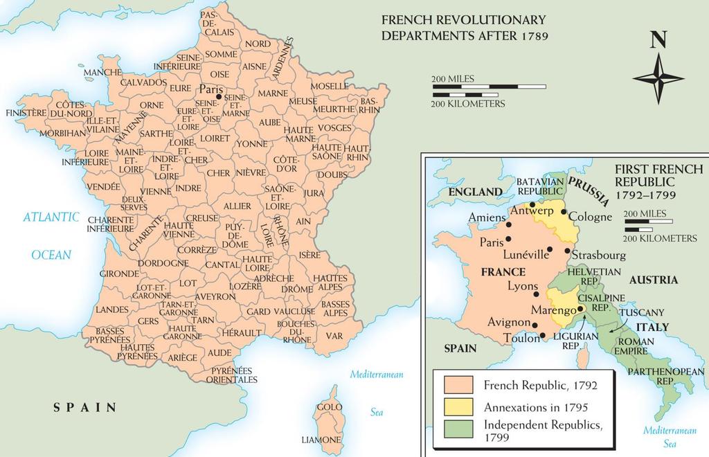 The Political Reconstruction of France Provinces and