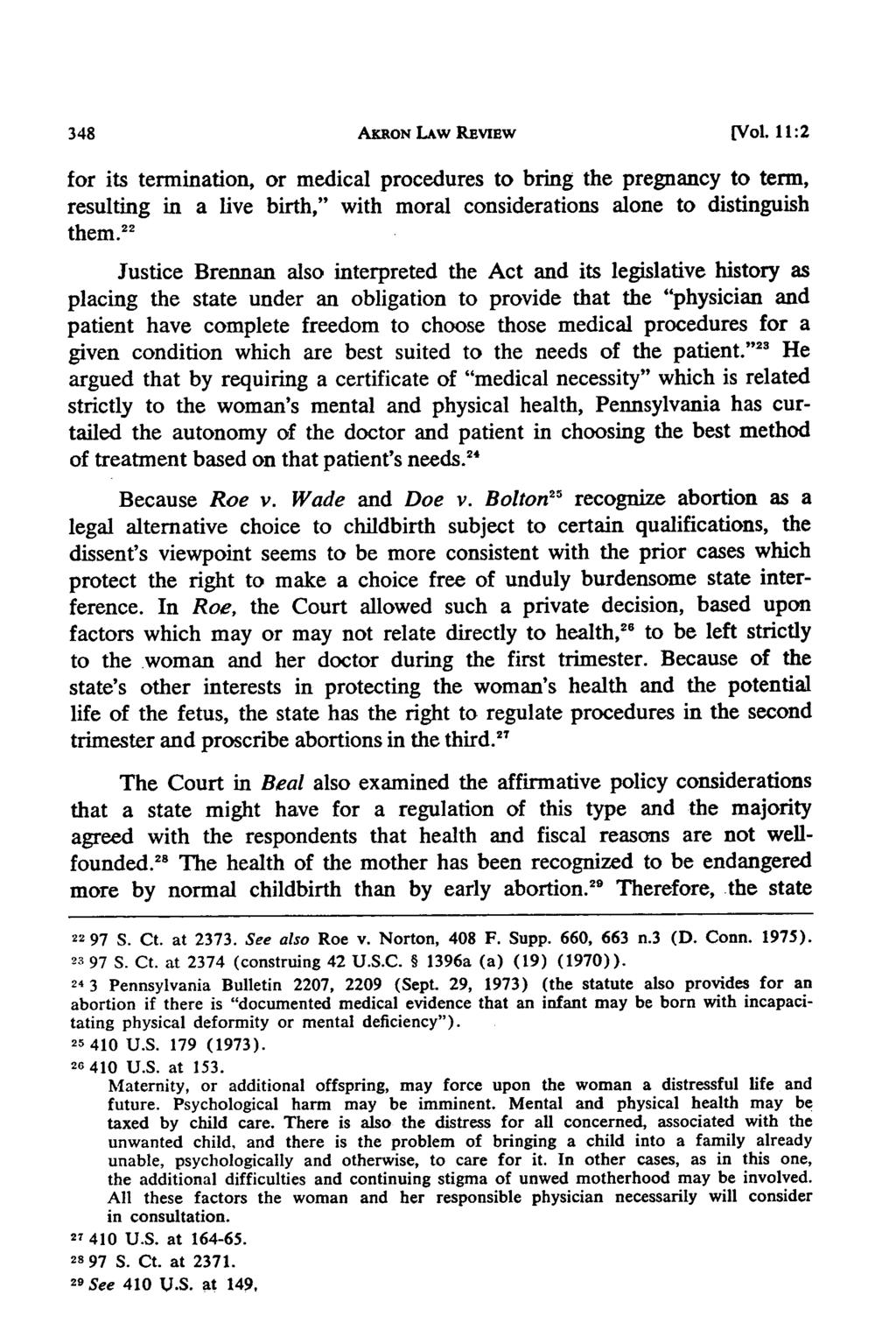 Akron Law Review, Vol. 11 [1978], Iss. 2, Art. 6 AKRON LAw REviWEw [Vol.