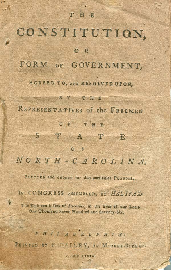 State Government NC Constitution requires State to Establish agencies and institutions to serve the