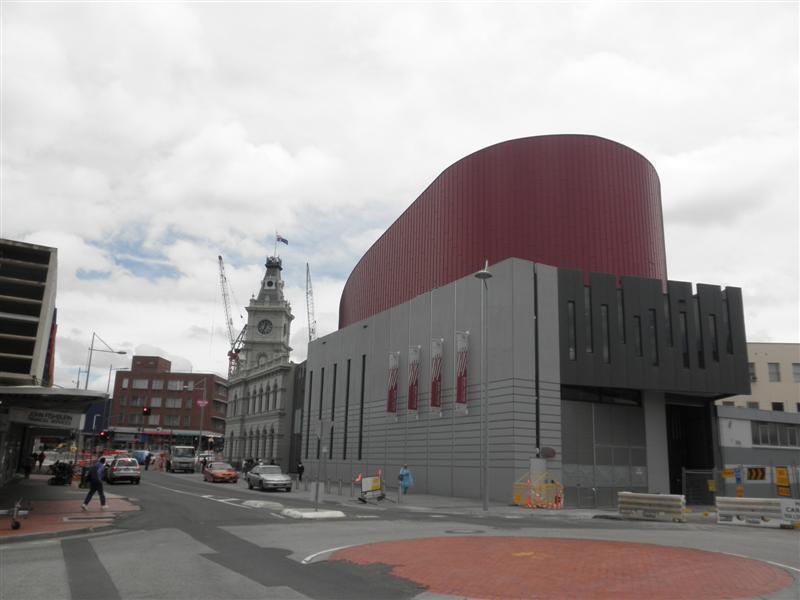 Figure 4: The Drum Theatre in the Dandenong town centre. The striking red theatre building is a To a visitor, Dandenong gives an impression of being a lively place.